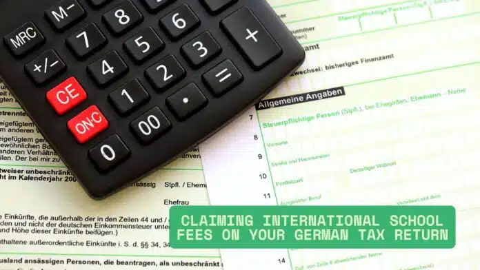 Claiming International School Fees on Your German Tax Return: A 2025 Expat Family Guide